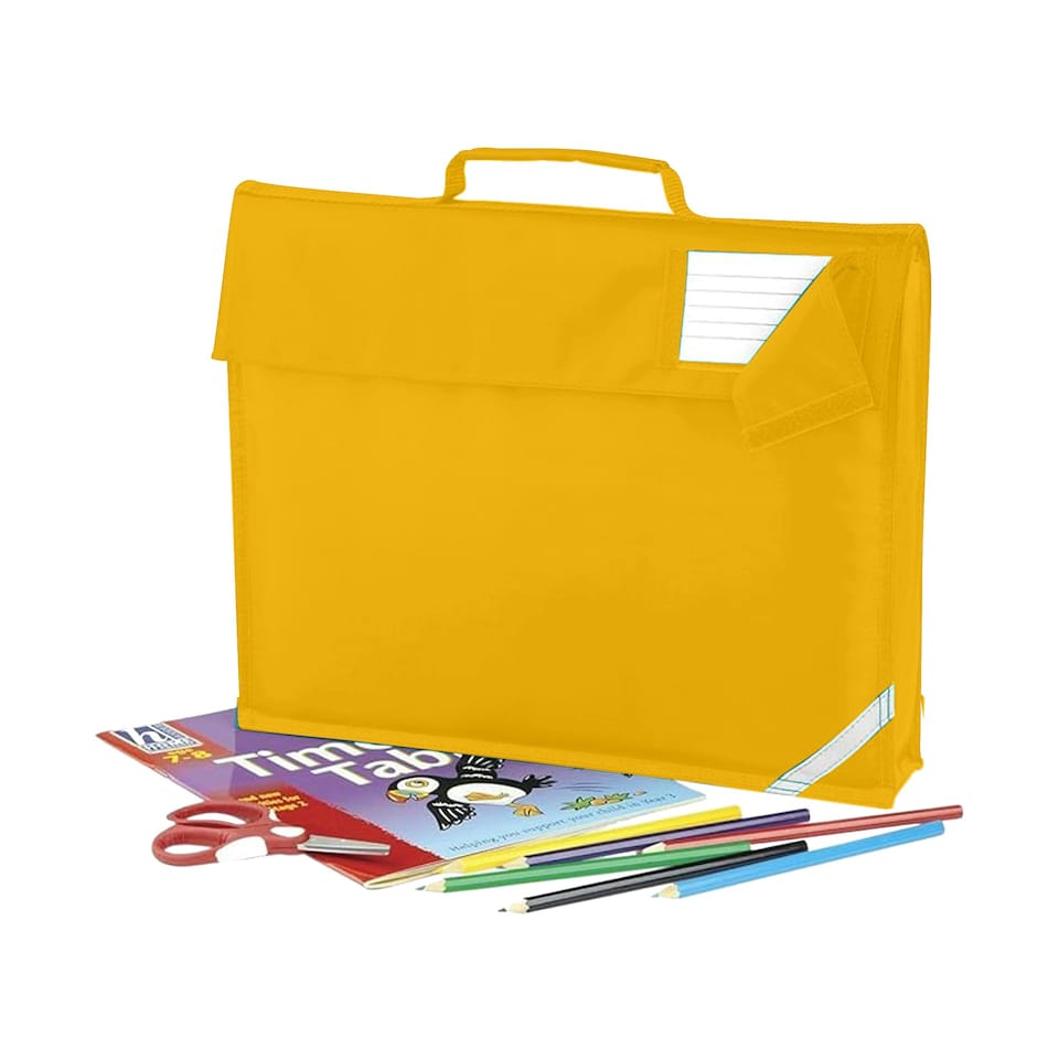 image 1 of Quadra Junior Book Bag - 5 Litres (Pack of 2) - Yellow - One Size