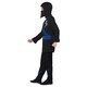 image 3 of Ninja Assassin Black & Blue Fancy Dress Costume Kids Unisex Small - Age 4-6