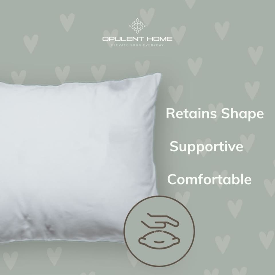 image 1 of Opulent Home 4.5 Tog Cot Bed Duvet and Pillow Set | Anti-Allergy Baby & Toddler Summer Quilt Bedding|White