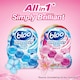 image 3 of Bloo Toilet Rim Blocks Brilliant Gel All in 1 Cleaner Spring Rain Scent, 7x42g