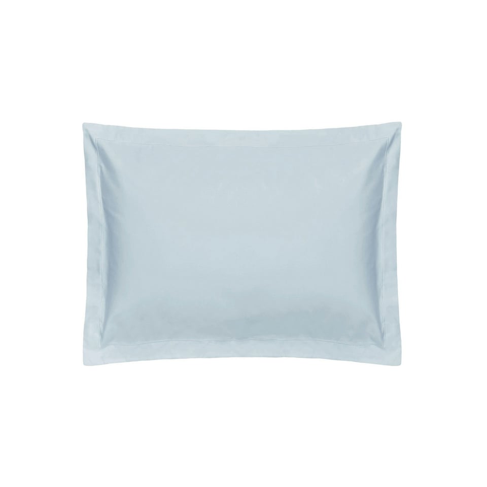 image 1 of Belledorm 400 Thread Count Egyptian Cotton Oxford Pillowcase - Duck Egg Blue - M