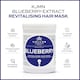 image 2 of Kallos KJMN Blueberry Revitalising Hair Mask 1L Deeply hydrating care for dry damaged chemically treated hair enriched avocado oil for shine and nourishment