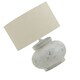 image 2 of Hill Interiors Darcy Antique Linen Table Lamp (UK Plug) - White - One Size