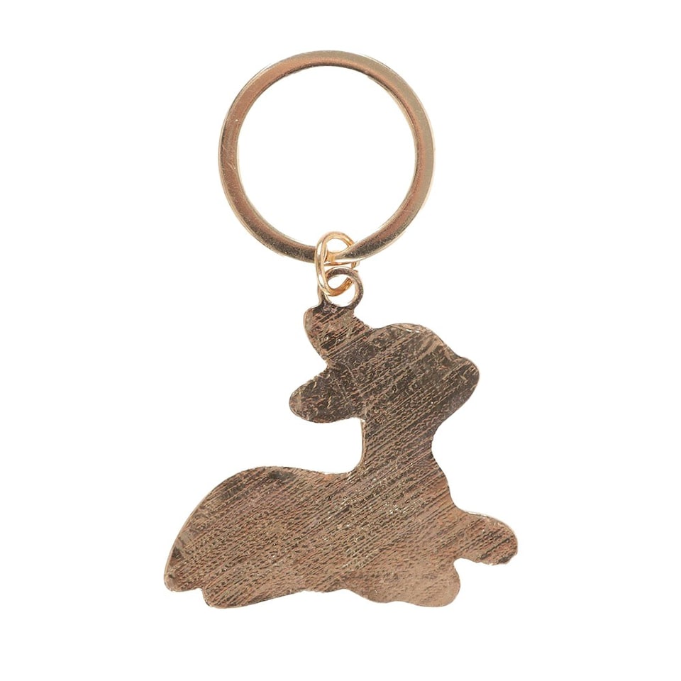 image 1 of Something Different Felicity Fawn Keyring - Brown - One Size
