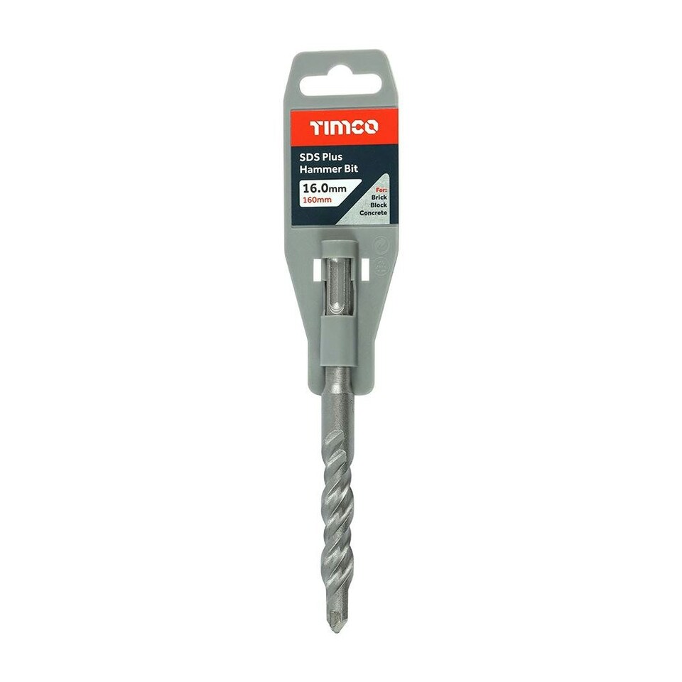 image 1 of Timco - SDS Plus Hammer Bit (Size 16.0 x 160 - 1 Each)
