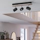 image 2 of EGLO Rimbocchi Natural Wood & Steel Modern 3 Light Spotlight