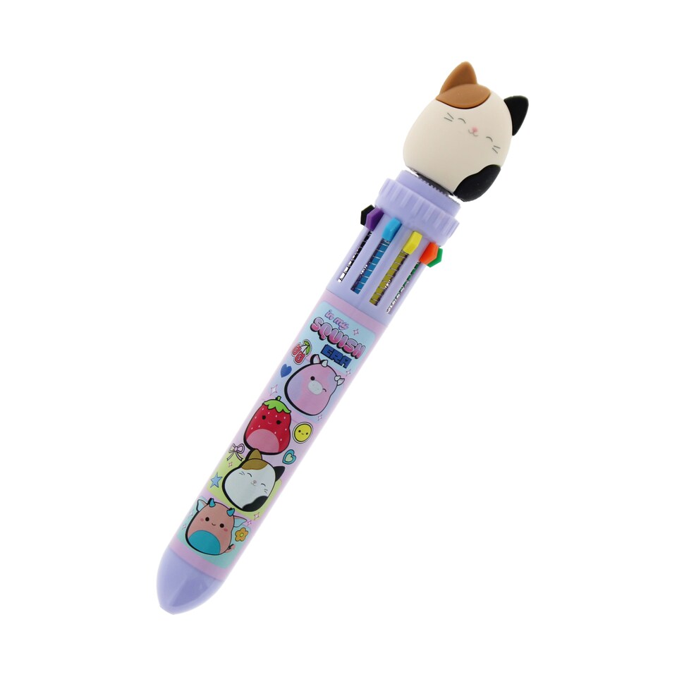 image 1 of Squishmallows Multi Colour Pens - Set of 2
