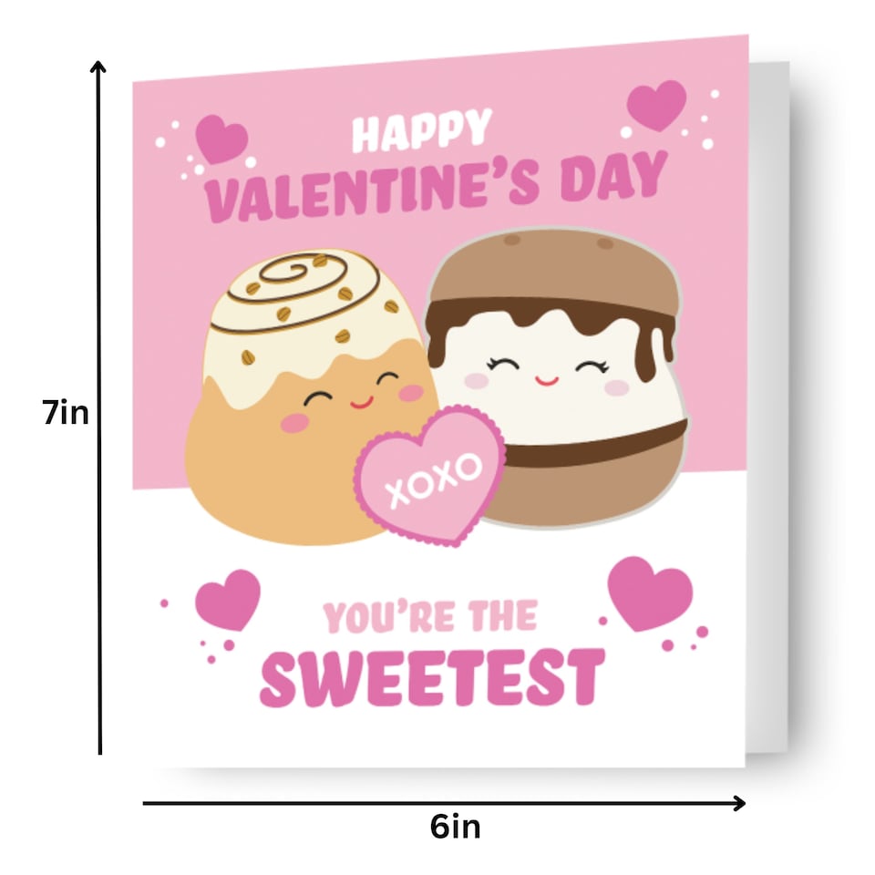 image 1 of Squishmallows Generic Valentine's Day Card