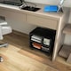 image 6 of HOMCOM Printer Stand with Storage Printer Cart on Wheels for Home Office Black