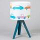 image 4 of BHS Glow Kid's LED Traffic Tripod Table Lamp, Blue Blue | Blue