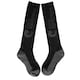 image 1 of Coco Equestrian Dark Grey Unisex Adult Knee High Long Boot Riding Socks - 1 Pair | Grey