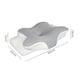 image 2 of Lavio Contour Memory Foam Pillow Cervical Neck Shoulder Pain Relief Grey Grey