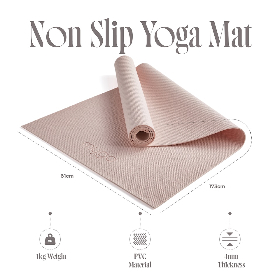 image 1 of Myga Entry Level Yoga Mat - Blush | Pink | Blush