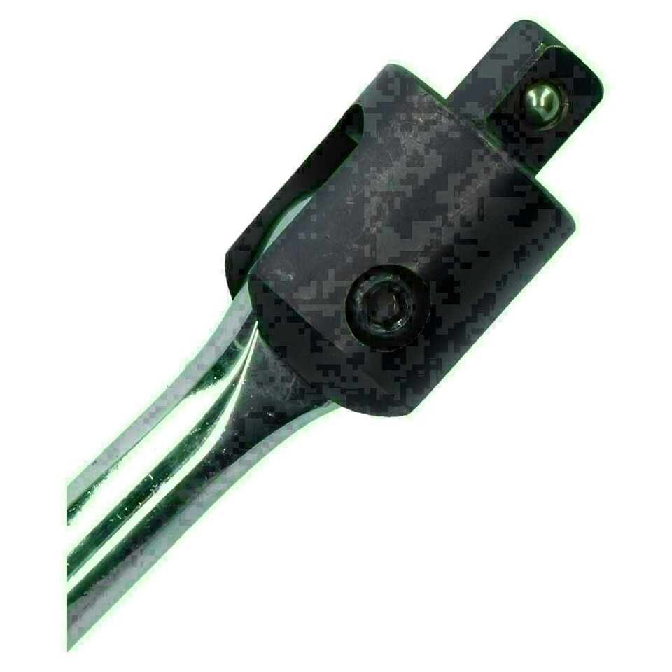 image 1 of 1/2" Drive 24" Breaker Bar Plus 3 Metric Alloy Wheel Nut Sockets 17 19 21mm