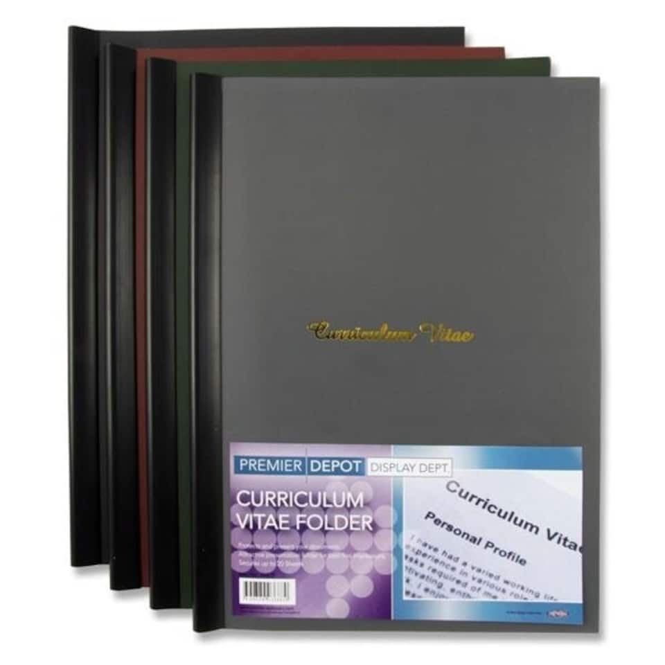 image 1 of A4 CV (Curriculum Vitae) File Cover by Premier Office