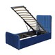 image 7 of Ottoman Storage Bed blue 3ft single velvet bed gas lift up Storage Bed bedroom furniture