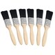image 1 of 6pc 40mm 1.5" Paint Brush Painters Decorators Decorating With Wooden Handle