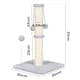 image 7 of Skylos 51cm Cat Scratching Post Natural Sisal Heavy Duty Base with Toy Ball