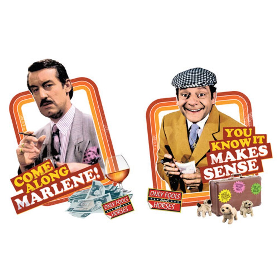 image 1 of Come Along Marlene and You Know It Makes Sense Only Fools and Horses Wall Art Cardboard Cutouts 59cm - Pack of 2
