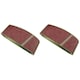 image 1 of Belt Power Finger File Sander Abrasive Sanding Belts 610mm x 100mm 60 Grit 10 PK