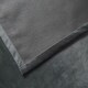 image 4 of OHS Matte Velvet Thermal Lined Eyelet Curtains, 46x72" - Charcoal