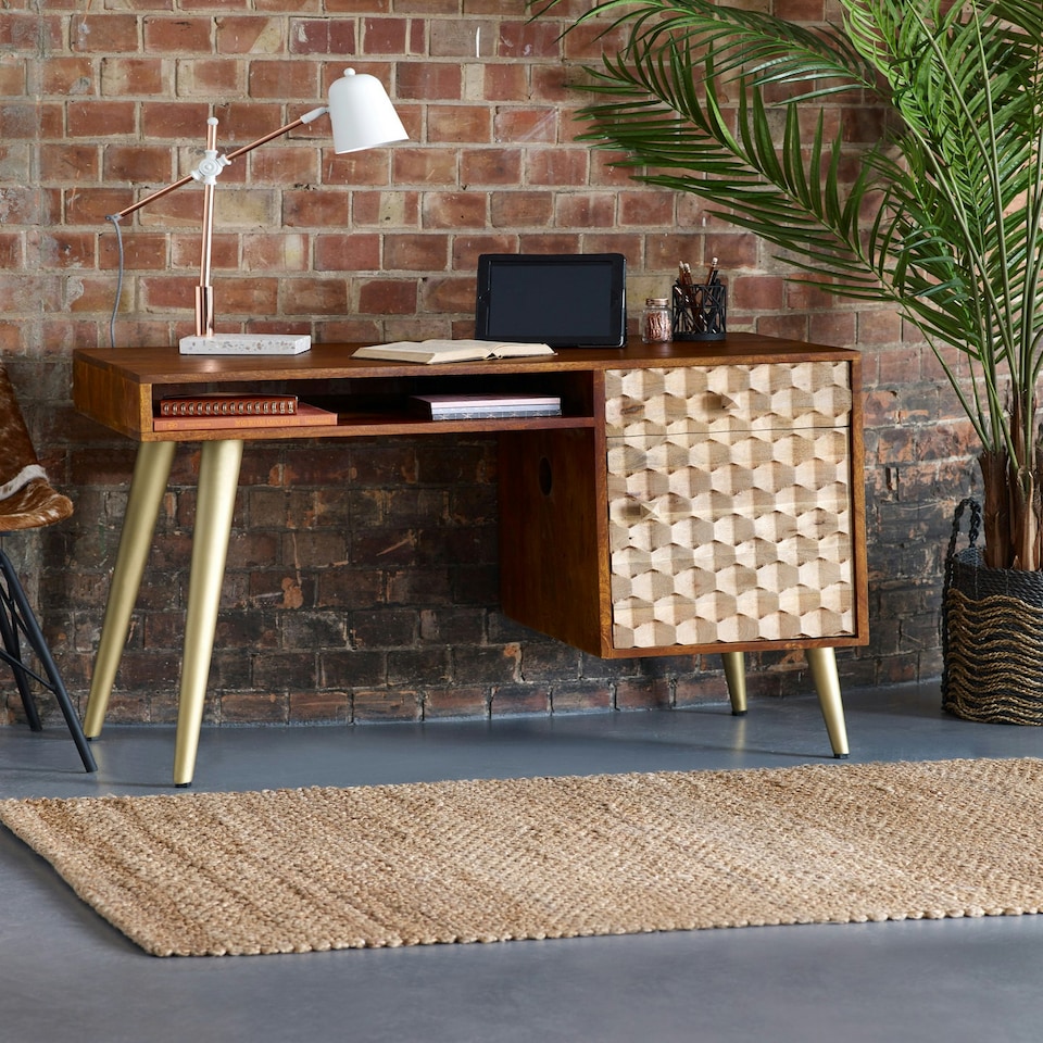 image 1 of Edison Modern Stylish 1 Drawer Desk