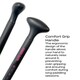 image 9 of Riding not Hiding Elite Series Carbon Paddle Teal 2pc | Green | Teal | 2pc | 2