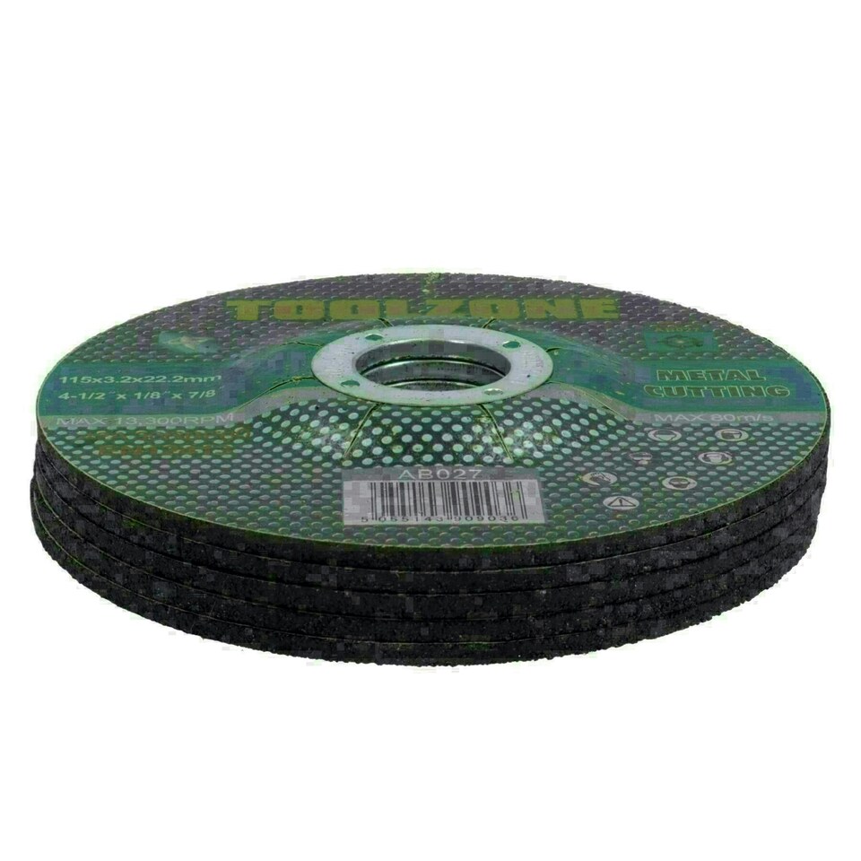 image 1 of Metal Cutting Grinding 115mm / 4-1/2in. Angle Grinder Discs For Steel 30 Pack