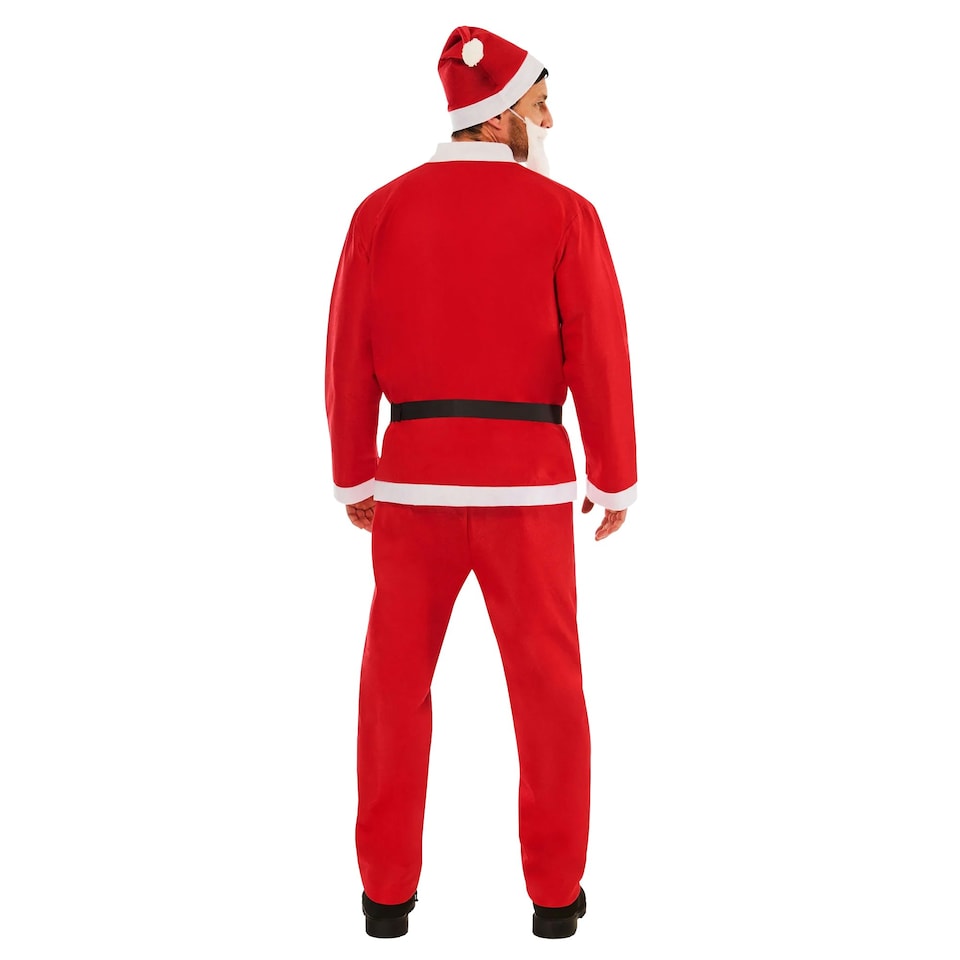 image 1 of Bristol Novelty Unisex Adult Santa Claus Costume - Red/White - L-XL One Size
