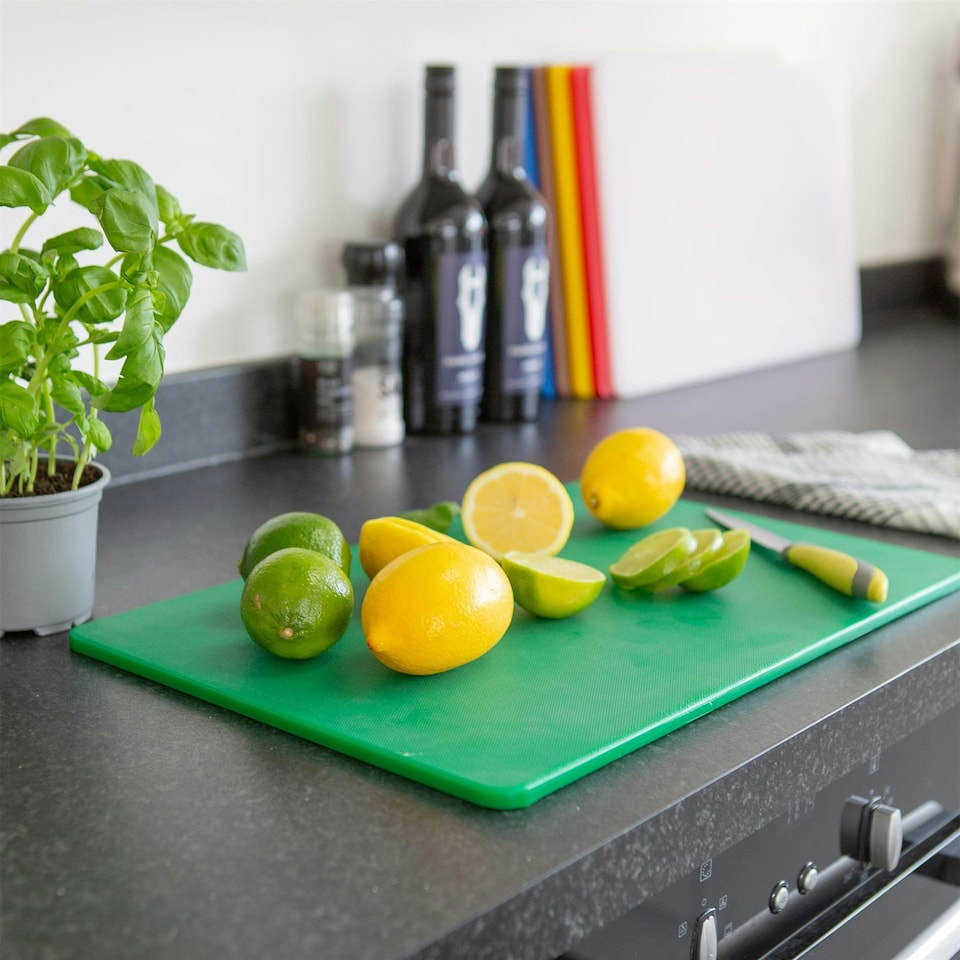 image 1 of Argon Tableware Plastic Chopping Board - 45cm x 30cm - Green Green