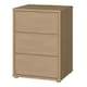 image 4 of Alice Springs Bedside Cabinet with 3 Drawers Push-to-Open in Elegancia Oak