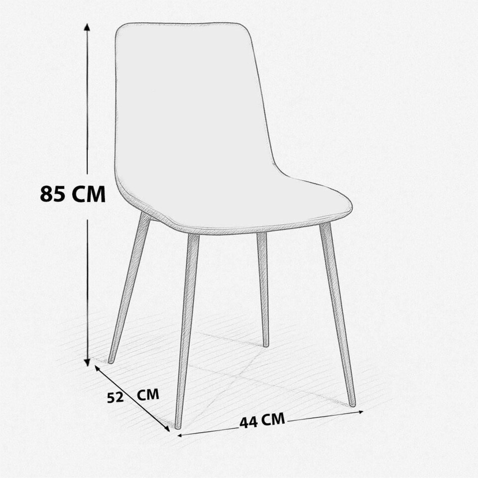 image 1 of Kosy Koala Dining Table Set With 4 White Gem Pattern Chairs Dining Room Furniture | White | One Size | 5