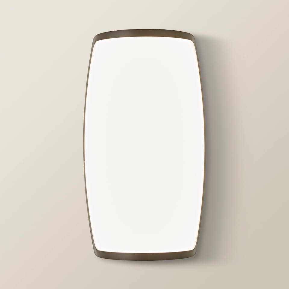 image 1 of ValueLights Jonny Matte Black IP54 Integrated LED Outdoor Wall Light | Black