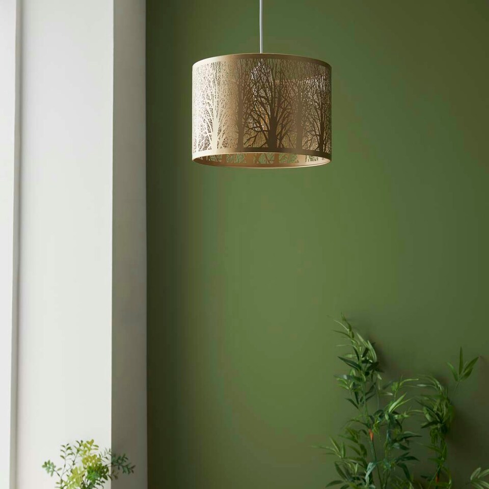 image 1 of Mason Antique Brass Shade