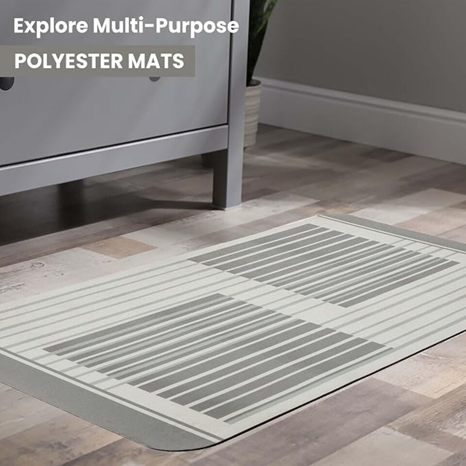 image 1 of Blue Canyon Berkeley Mat Almond Durable Anti Slip Indoor Outdoor Floor Mat