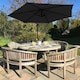 image 3 of Black Cantilever Parasol & Square Base