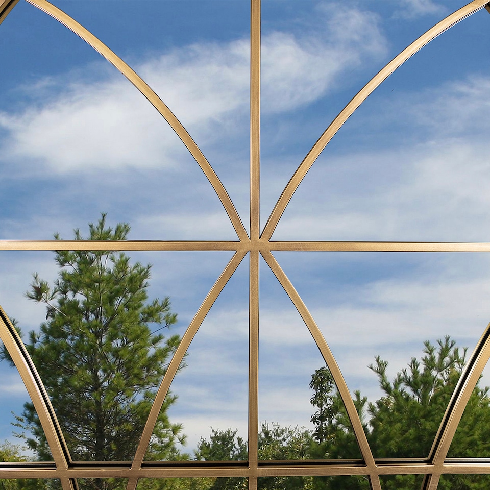 image 1 of Charles Bentley Madrid Arch Garden Mirror Weather Resistant