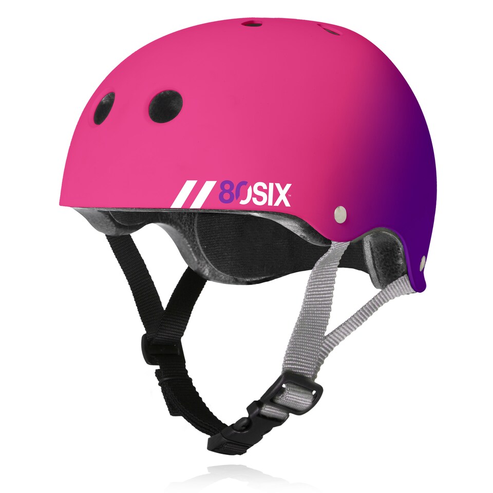 image 1 of Kids Multi Sport Helmet Pink-Purple 14+