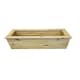 image 2 of Deluxe Large Trough Planter - Timber - L40 x W100 x H32 cm - Fully Assembled | Brown