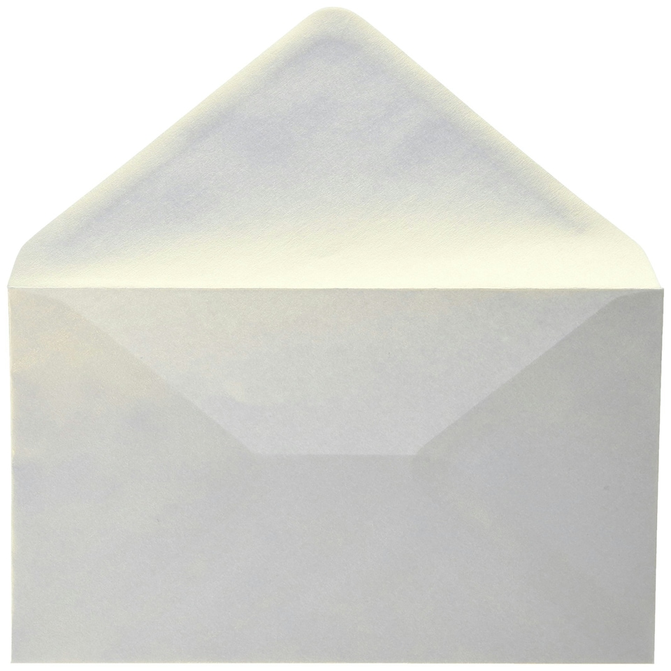 PEARLISED C6 ENVELOPE SNOW WHITE PK5 - West - CE1477P5 N/A | C6
