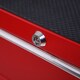 image 9 of HOMCOM 5 Drawer Tool Box, Lockable Steel Tool Chest on Wheels, Rolling Chest Cabinet with 5 Drawers and Handle for Workshop, Garage, Red | Red | 1