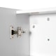 image 5 of HOMCOM Wall Mounted Bathroom Mirror Storage Cabinet with Door Shelf