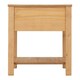 image 3 of Corona Rattan Side Table - L50 x W50 x H55 cm - Distressed Wax Pine/Rattan Effect Brown