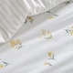 image 3 of D & D Ditsy Floral Seersucker Duvet Cover Set Yellow