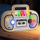 image 7 of Wooden LED Radio Music Toy – Interactive Light & Sound Activity Board for Toddlers 12M+