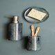 image 4 of Kamal Dark Grey Marble Effect Soap Dish
