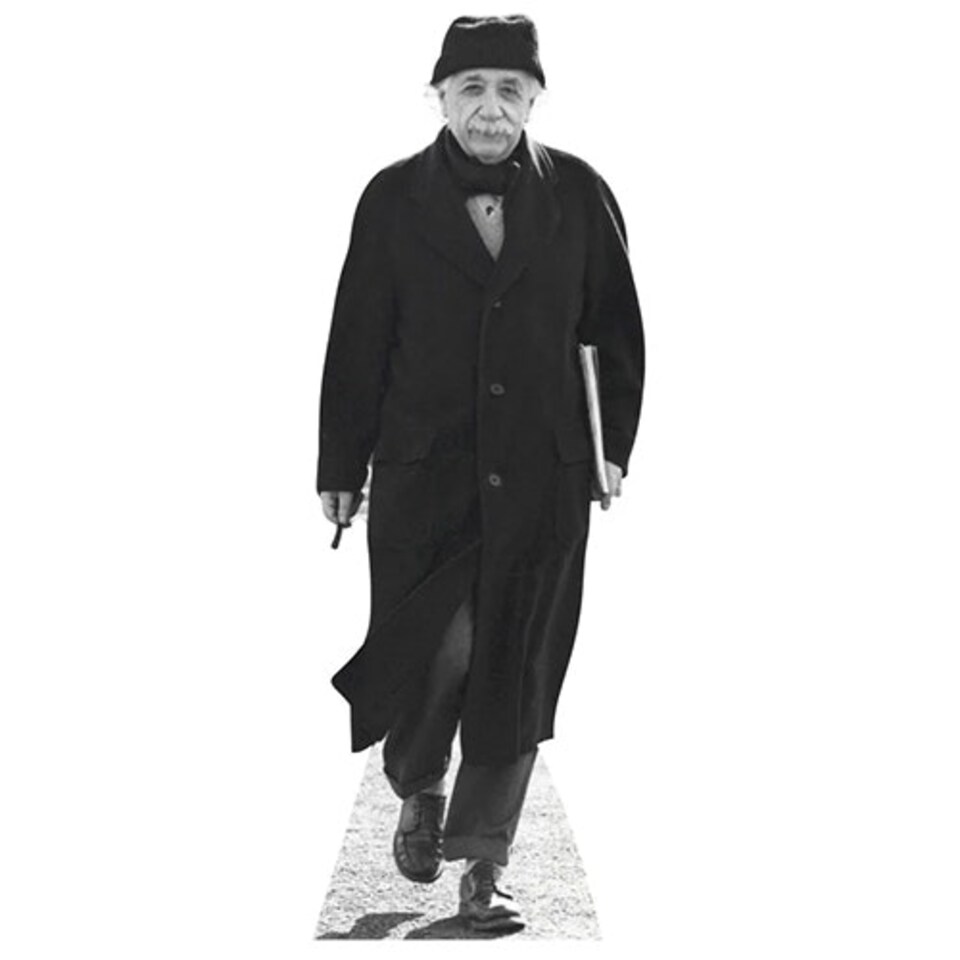 Albert Einstein Lifesize Cardboard Cutout 176cm