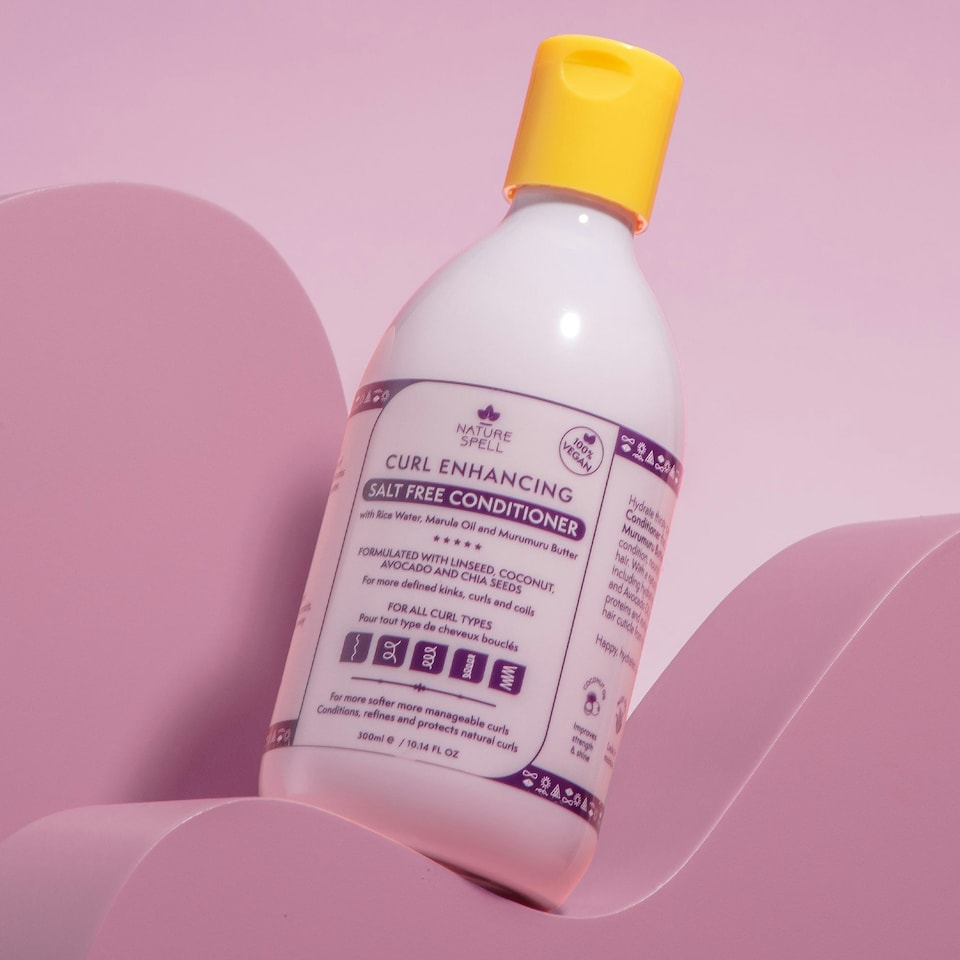 image 1 of Nature Spell Curl Enhancing Salt Free Conditioner