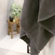 image 5 of Nicola Spring Cotton Wash Cloths - 30cm x 30cm - Charcoal - Pack of 4