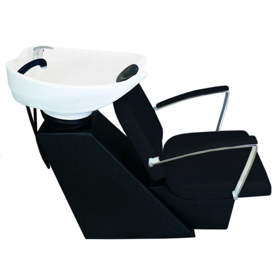 image 1 of Salon Backwash Chair In Black | Black